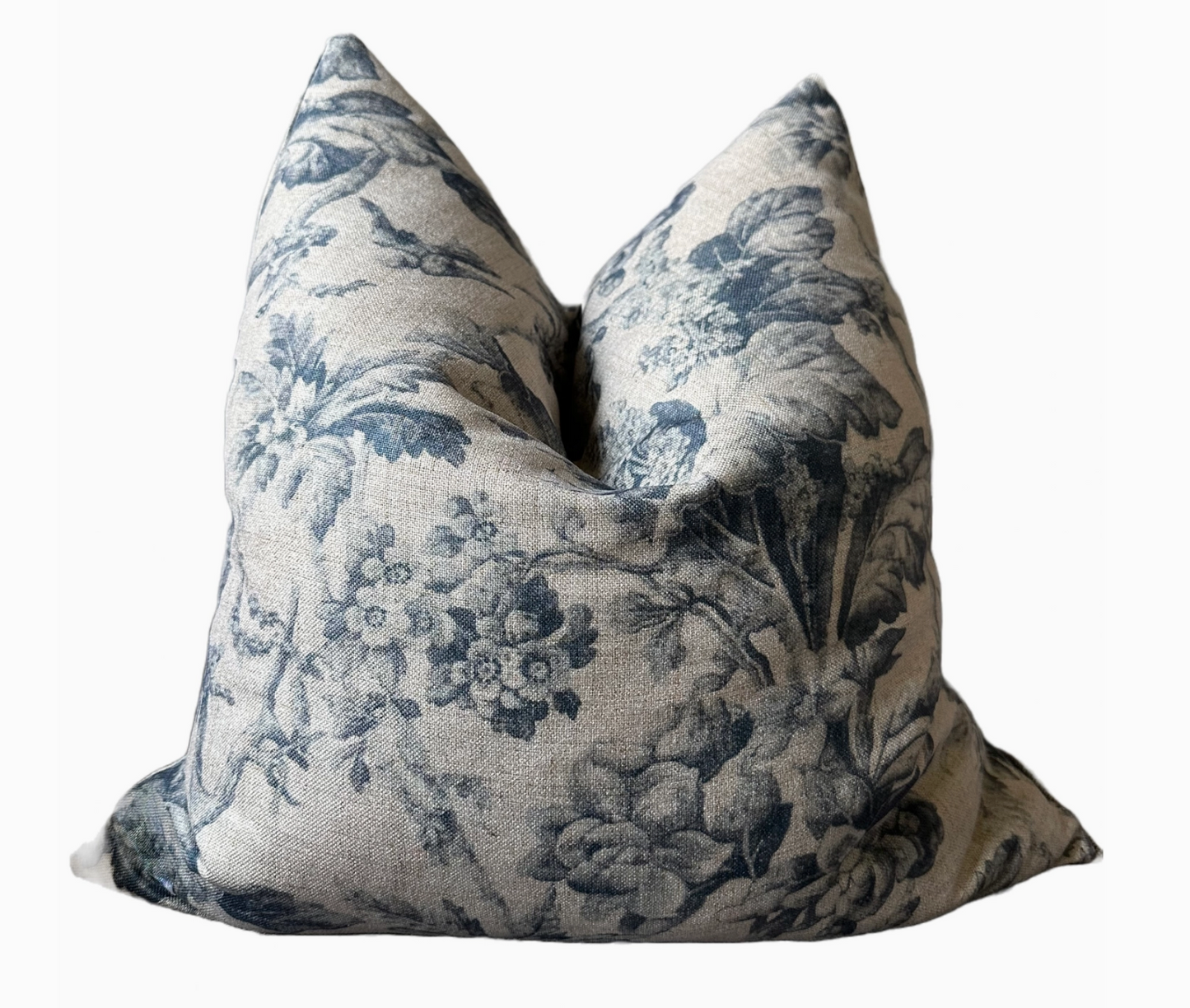 French-Inspired Floral Pillow Cover