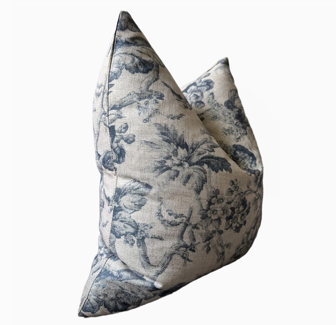French-Inspired Floral Pillow Cover