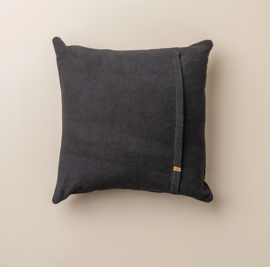 Abstract Pillow Cover - Black/Chocolate