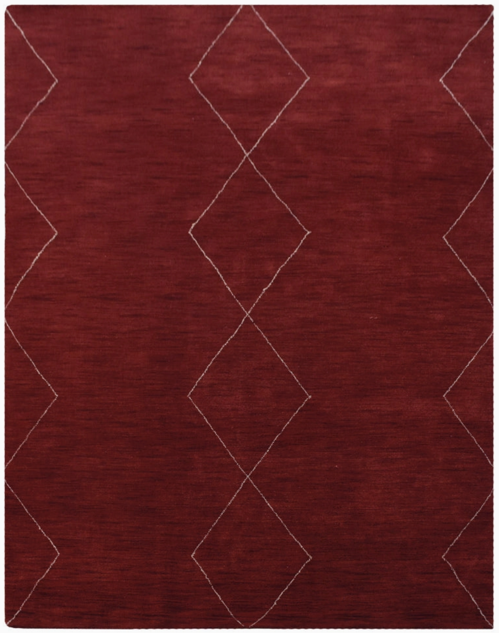 Hand Knotted Loom Wool Rug - 6x9