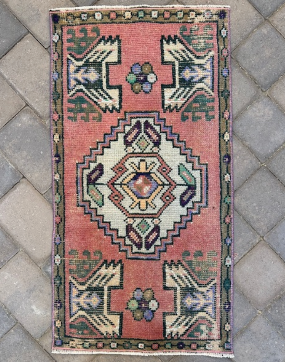 Vintage Turkish Rug - Small