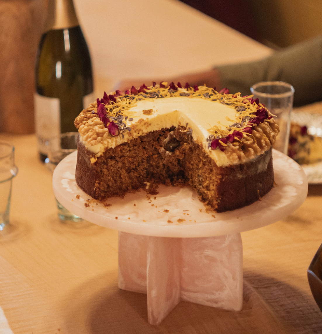 Blush Peach Cake Stand