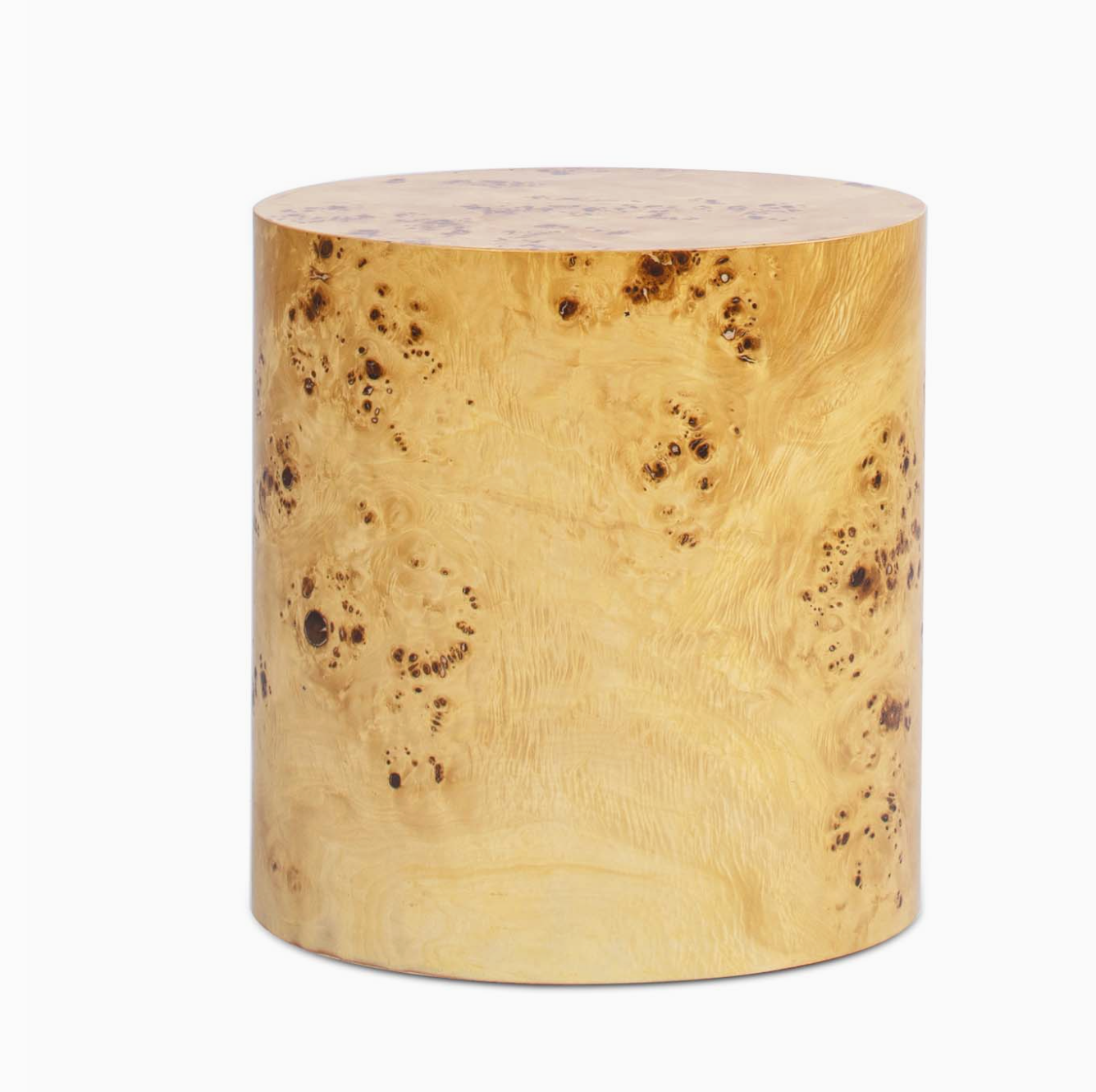Nebula 20" Accent Oval Pillar Side Table