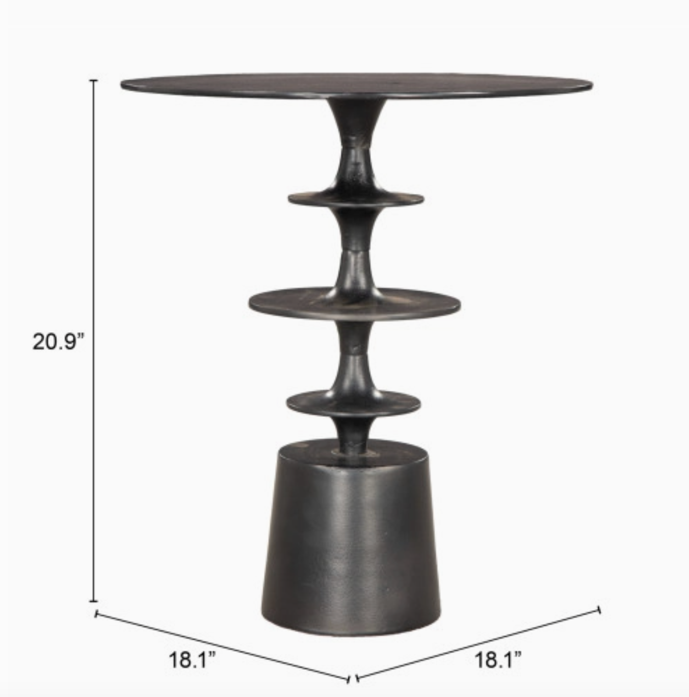 Renie Side Table Black