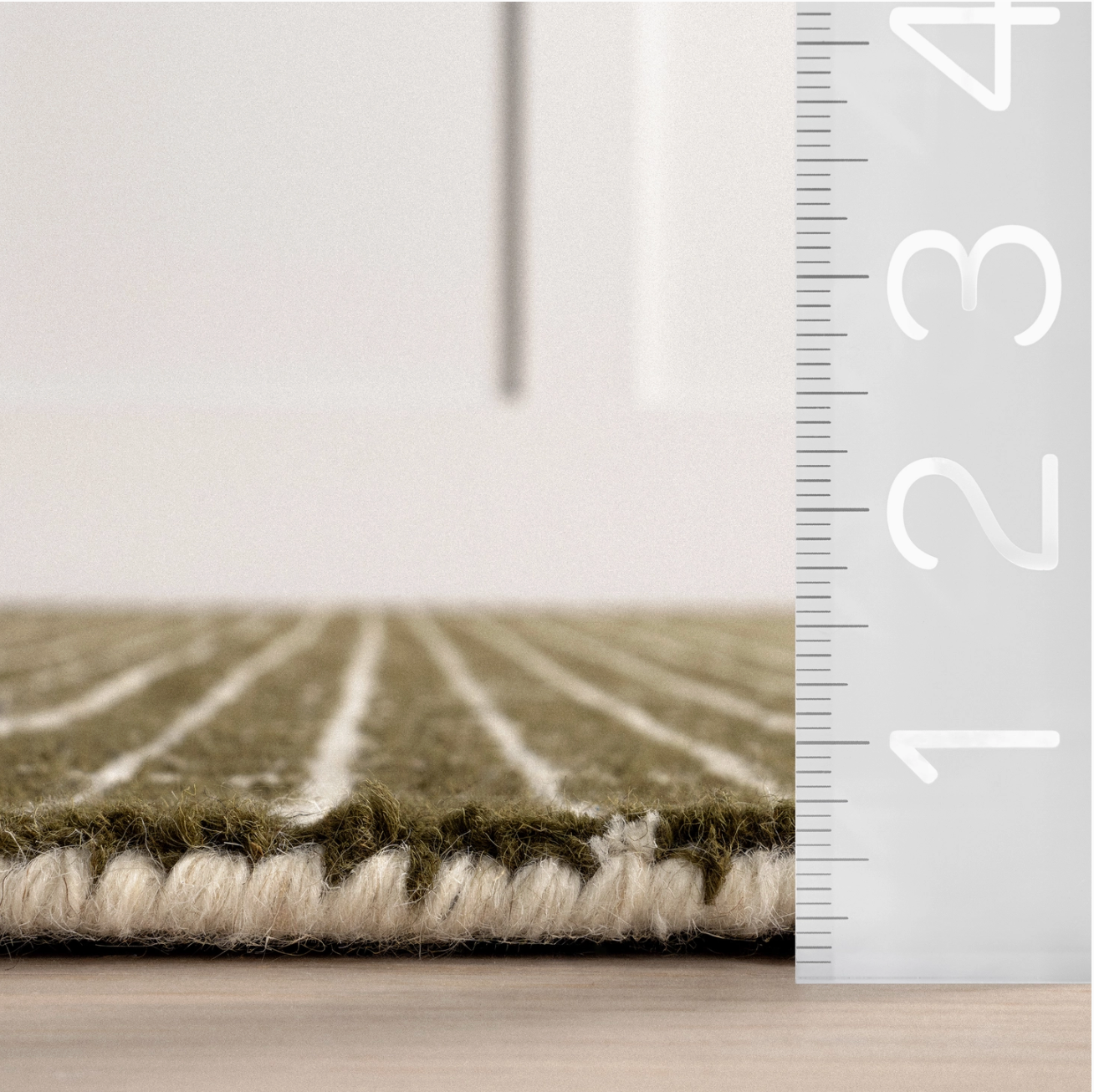 Melrose Checked Wool Area Rug