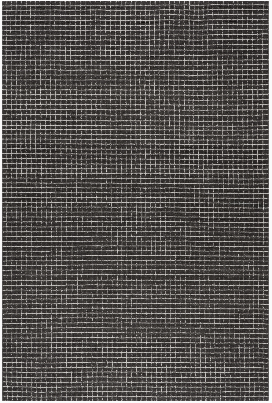 Melrose Checked Wool Area Rug