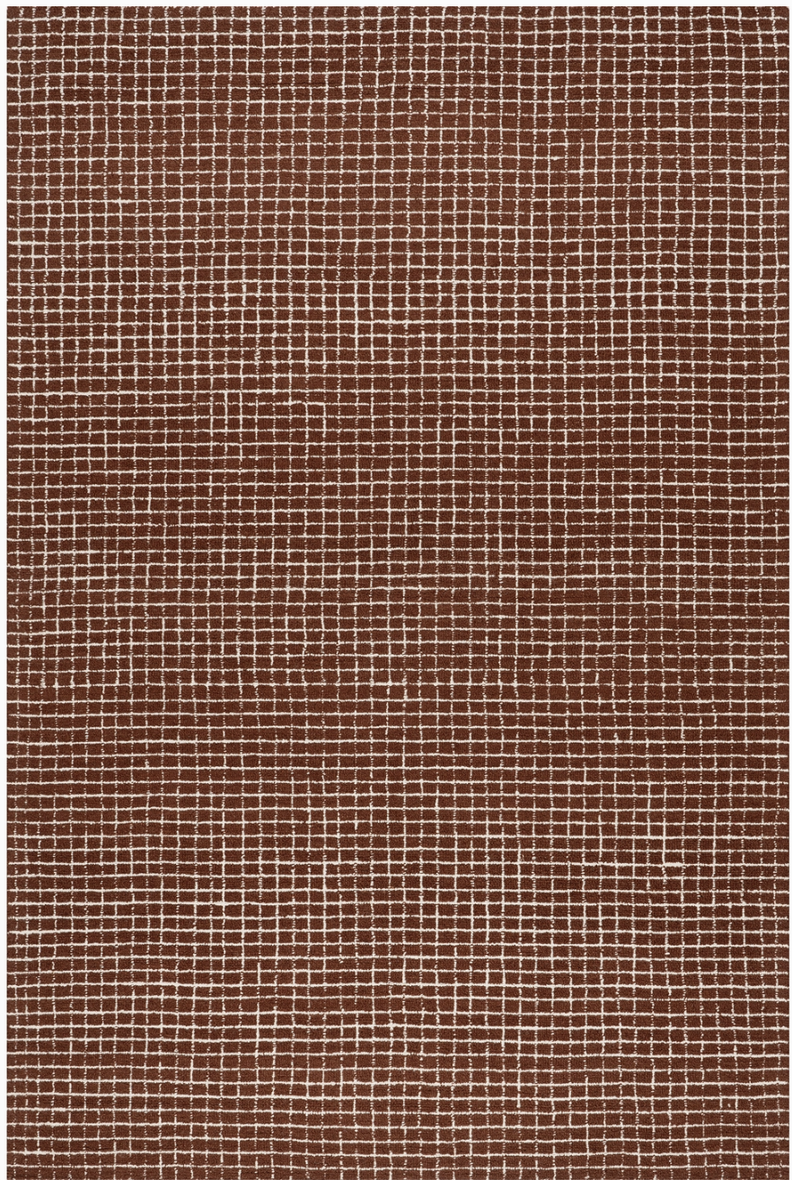 Melrose Checked Wool Area Rug