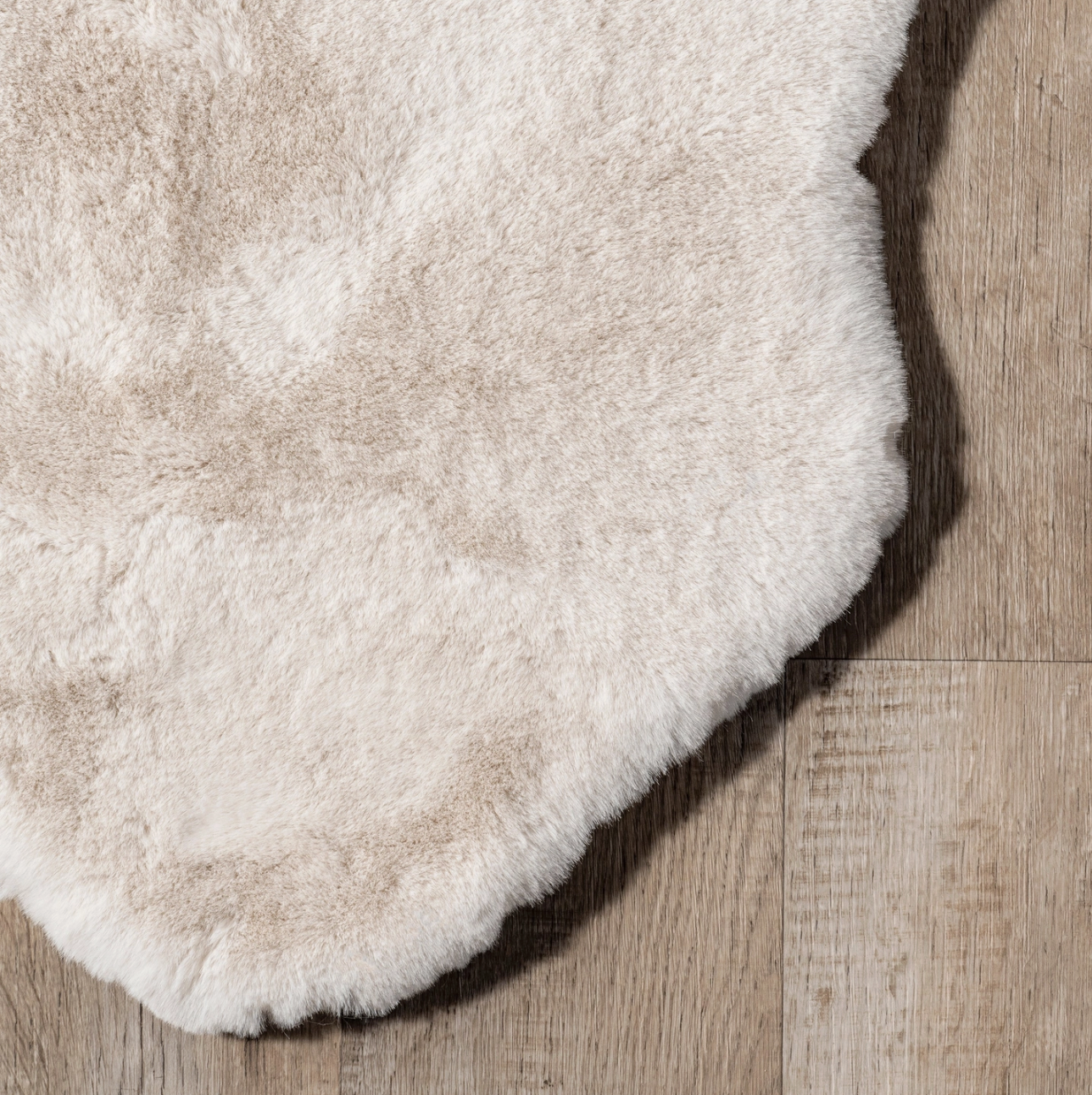 Corra Faux Sheepskin Machine Washable Area Rug