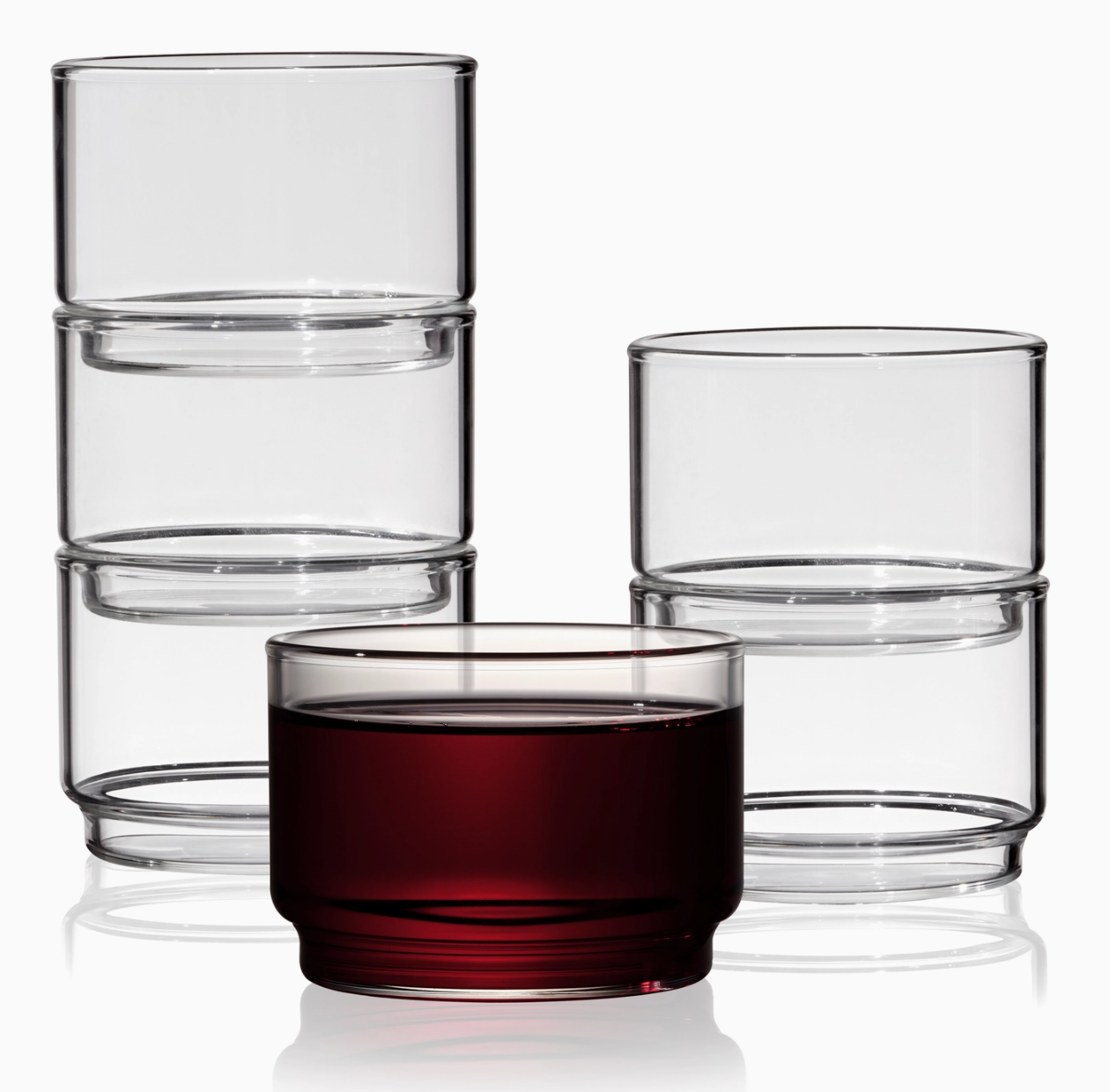 Stackable Bodega Glasses - Set of 6