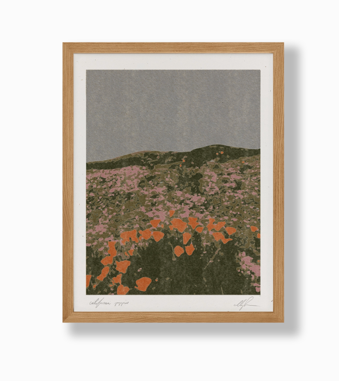 California Poppies 8.5x11" Print
